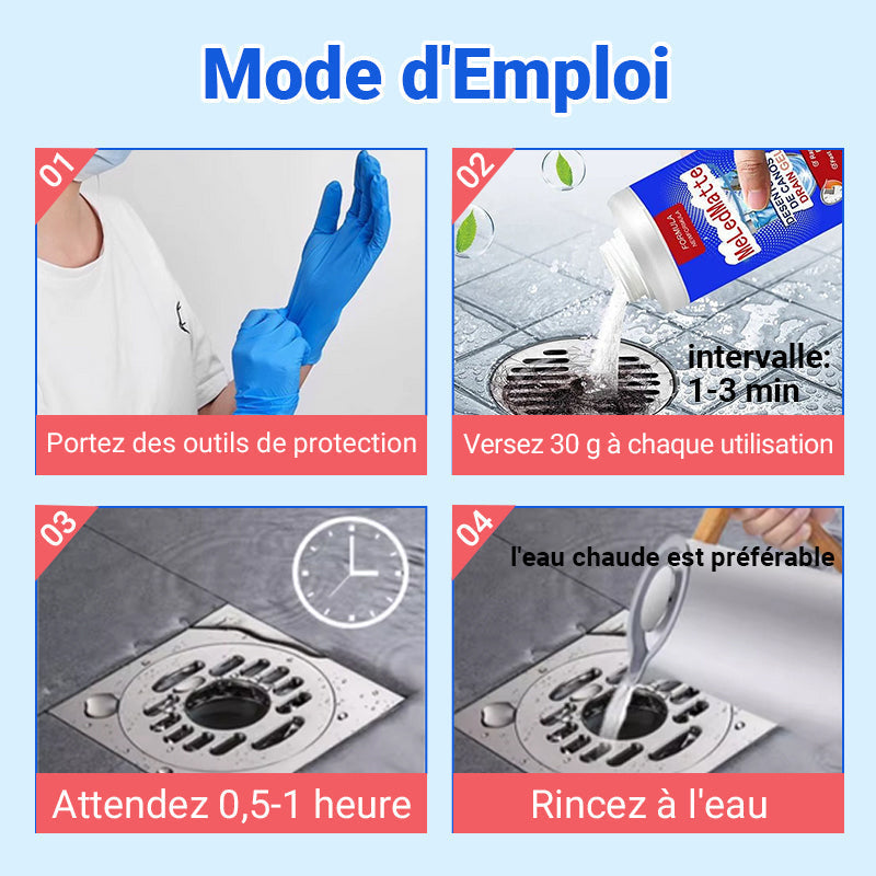 🔥ACHETEZ PLUS, ÉCONOMISEZ PLUS🔥Puissant Agent de Débouchage de Tuyaux