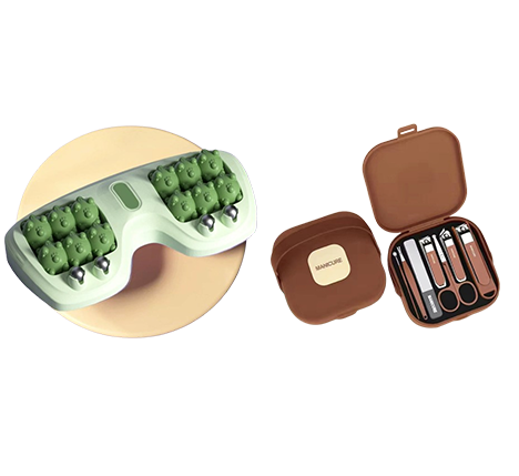 💆♀️Rouleau de massage portable double – Détente & soulagement immédiat pour vos pieds😌🌿