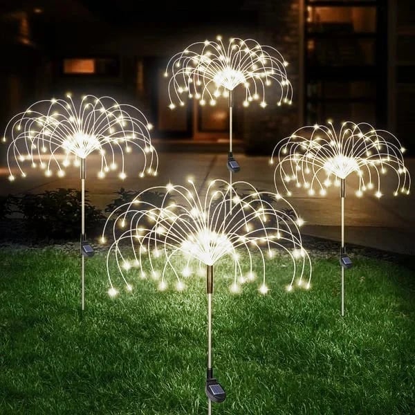 ✨🌼 -50% | Lampe Solaire de Jardin Effet Pissenlit – Guirlande en Fil de Cuivre Étanche pour Pelouse, Allée et Terrasse