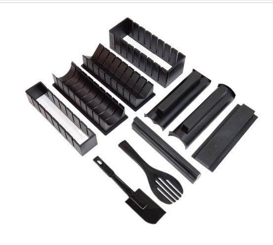 🍣 Kit à Sushi 5-en-1 — Moules Multifonctions HIPS, Sans BPA, Facile à Nettoyer, Idée Cadeau ✨