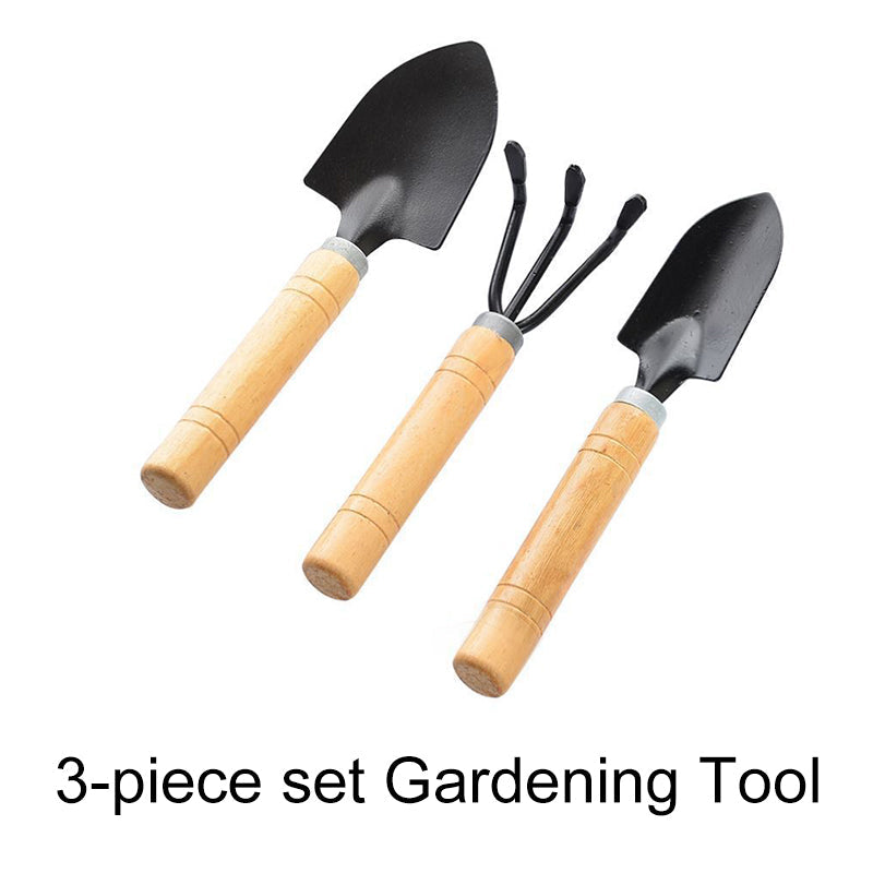 💎 Kit 3-en-1 Jardinage – Désherbage, Plantation & Ratissoir en Acier Inoxydable Épaissi 🌸🛠️