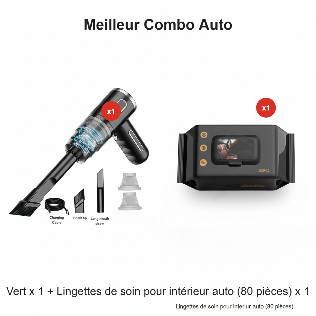 Aspirateur sans fil pour voiture
