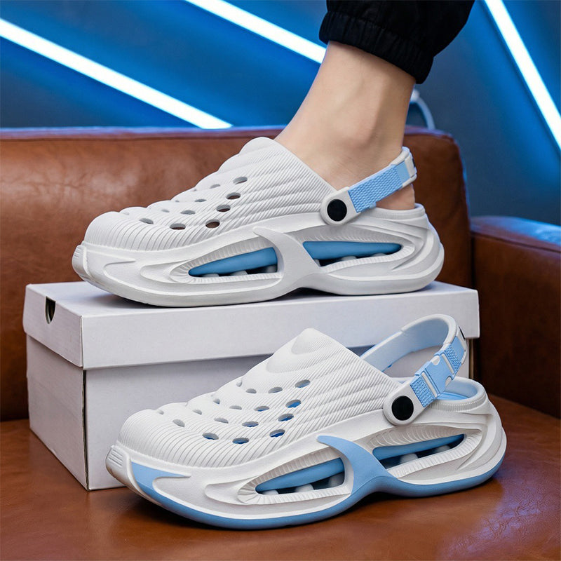 👟50% DE RÉDUCTION🌬️Sandales Homme Polyvalentes 2 en 1 – Semelle Épaisse EVA, Antidérapantes & Ultra-Légères Respirantes🏃♂️