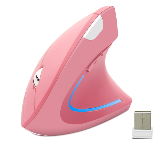 🖱Souris optique verticale ergonomique sans fil rechargeable par USB(🔥50% de réduction)