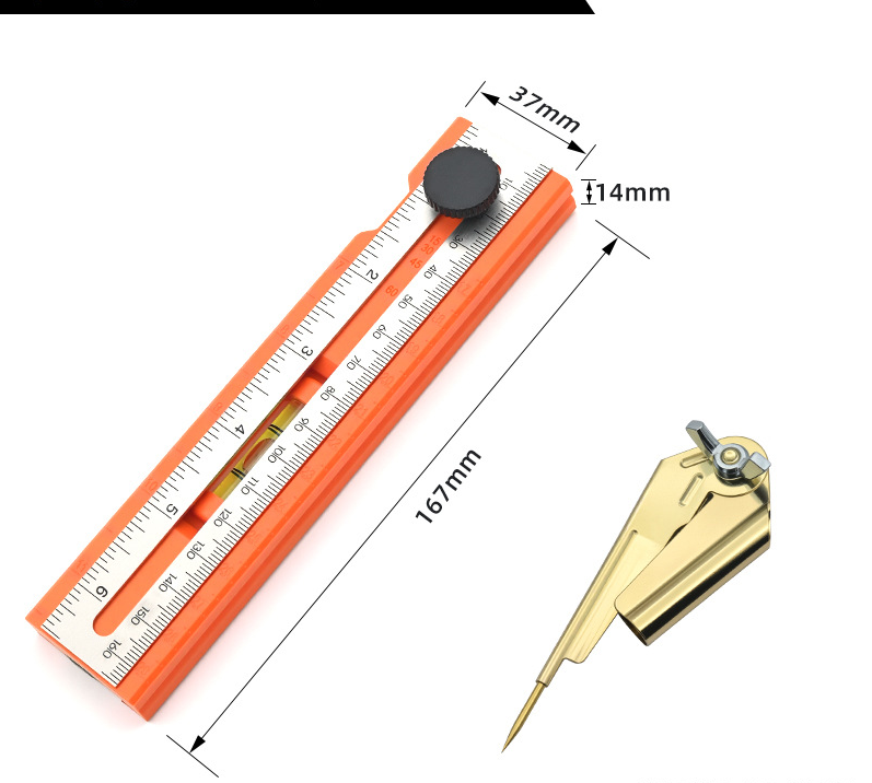 📏 Règle à niveau multifonctionnelle pour le marquage