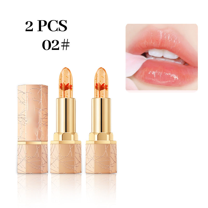 👄Prix réduit pour une durée limitée🌟Rouge à lèvres thermostatique Crystal Flower qui change de couleur
