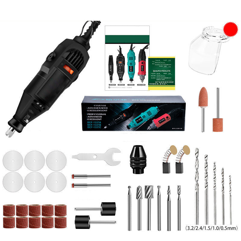 🔧50% DE RÉDUCTION!✨Mini Machine à Graver Portable Multifonctionnelle - 3-en-1 Gravure/Perçage/Polissage avec 3 Embouts pour Métal&Bois&Verre💎⚙️
