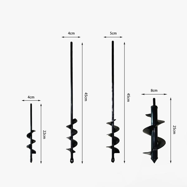 🎁 PROMO FLASH 50%🌱Foret Tarière pour Jardin – Acier Haute Teneur, Profondeur 43 cm, Compatible Perceuse, Plantation Bulbes & Semis, Désherbage ✨