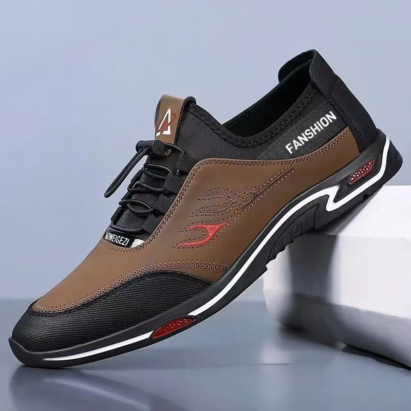 🚶Chaussures homme sans lacets, légères et souples