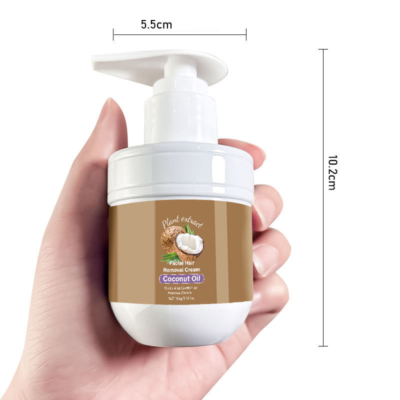 🥥Crème dépilatoire visage à la noix de coco✨Douce & efficace