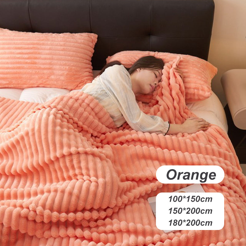 🛏️50% DE RÉDUCTION !❄️Jeté Super Doux Luxueux - Chaleur Légère et Confort Ultime pour Canapé ou Lit, Lavable en Machine 🏠📦