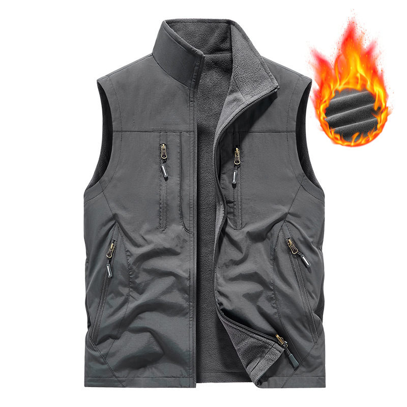 👕Veste Sans Manches Oversize pour Homme🏙️Design Urbain avec Poches Multiples et Tissu Respirant✨