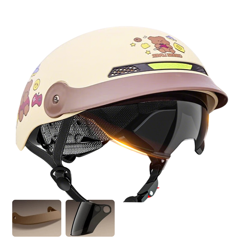 🪖 50% DE RÉDUCTION! 🏍️ Casque de Moto Léger & Résistant aux Chocs – Respirant, Confortable & Protection Supérieure 🛡️