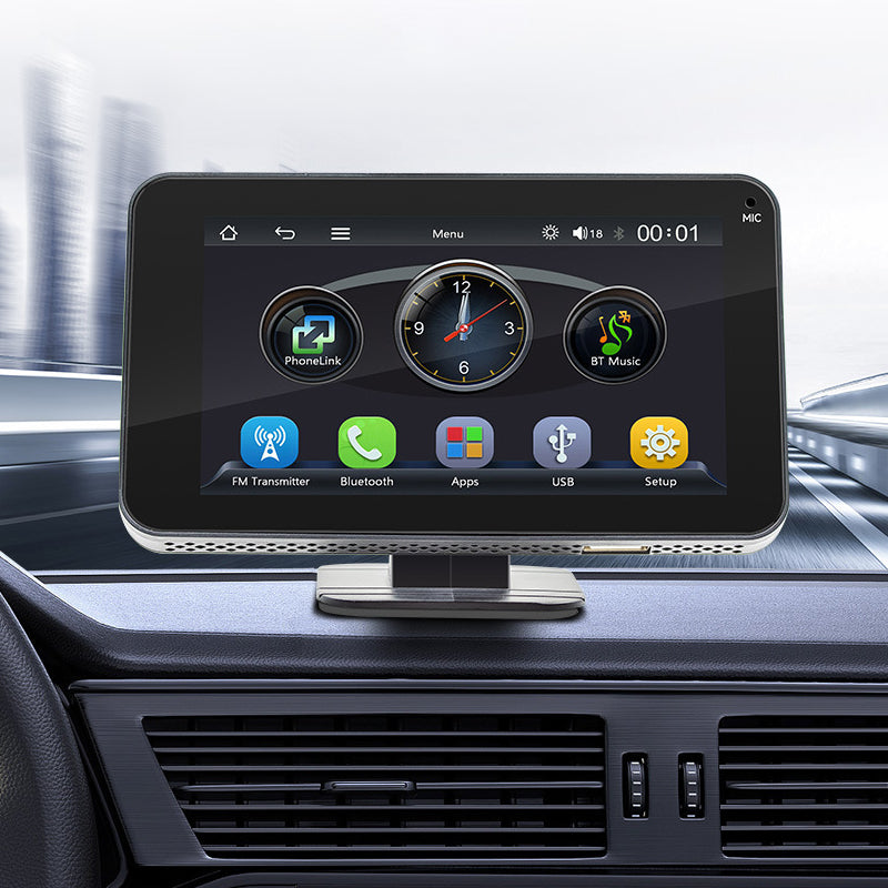 🚗Lecteur Multimédia pour Voiture 4,7" – Écran Tactile HD, Bluetooth 5.0 & Caméra de Recul USB🎧