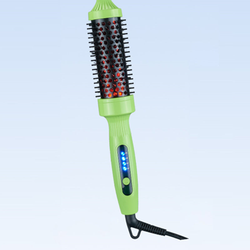 đBrosse Ă Coiffer 2 en 1 pour VolumeđTempĂ©rature RĂ©glable, CĂ©ramique Tourmaline - Noir/Rose
