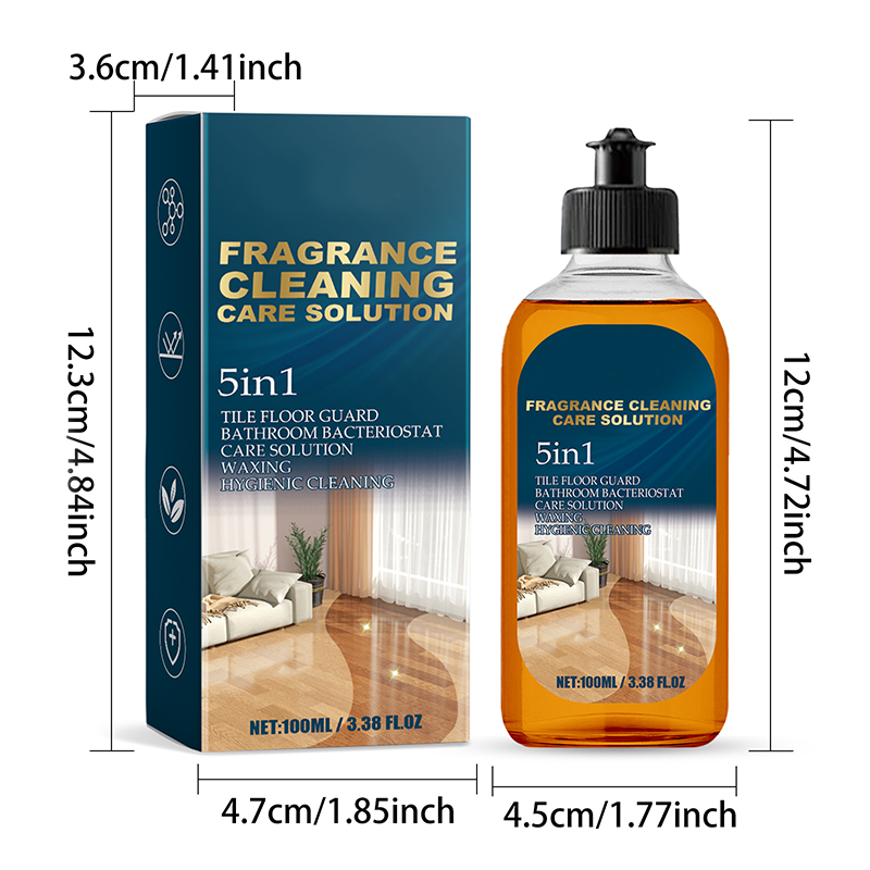 💦Nettoyant pour sols à séchage rapide et détachant avec parfum longue durée