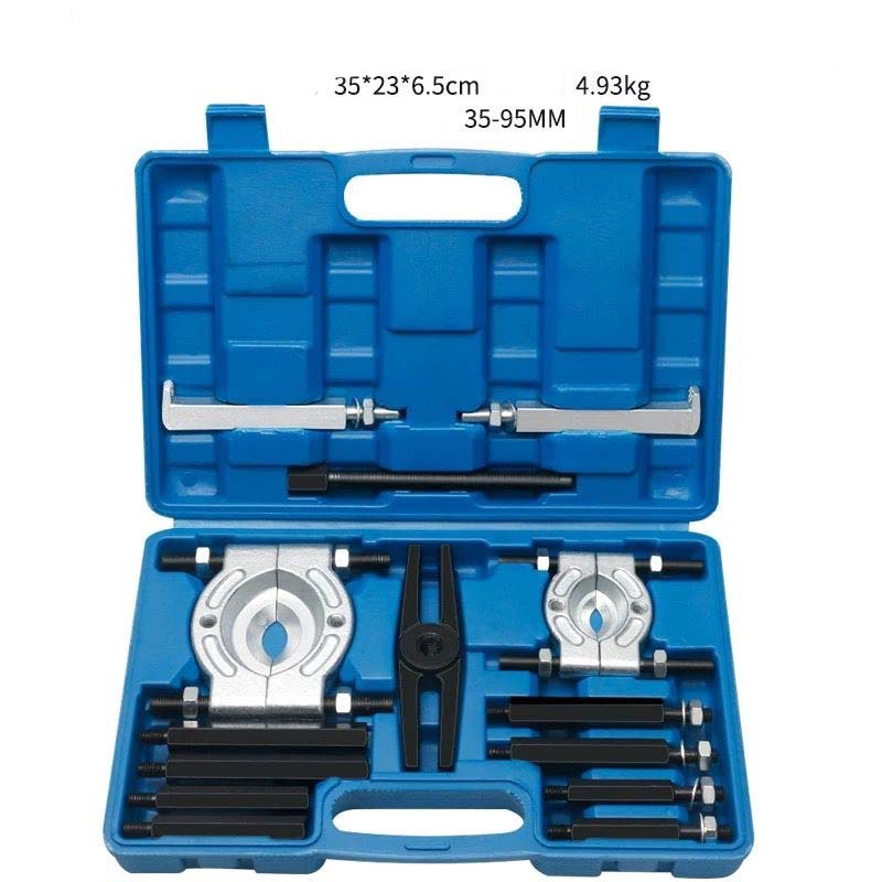 🔧40% DE RÉDUCTION!✨Kit d'Extracteur de Roulement 5 Tonnes🛠️avec Coffret de Rangement pour Démontage de Roulements et Joints📦