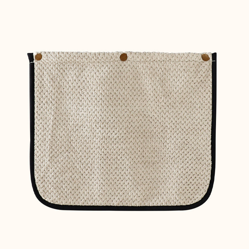 Tablier imperméable à bretelles croisées avec serviette à main amovible