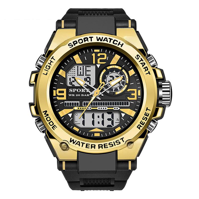 Montre de Sport Étanche pour Hommes avec Affichage Lumineux