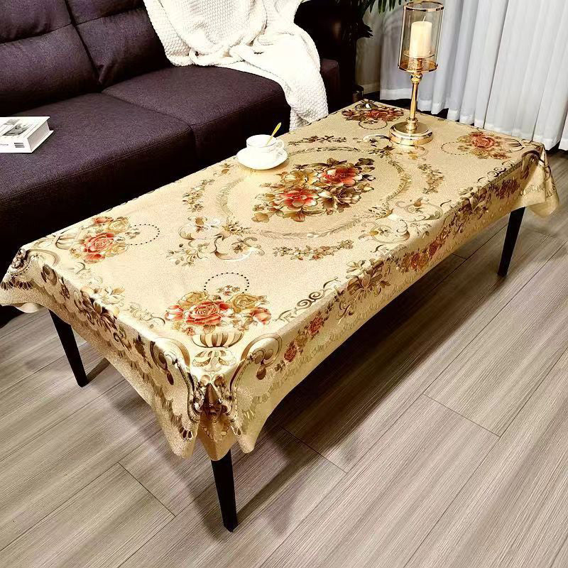 Nappe Imperméable et Oléofuge à Motif Floral - Protection de Table Multifonctionnelle
