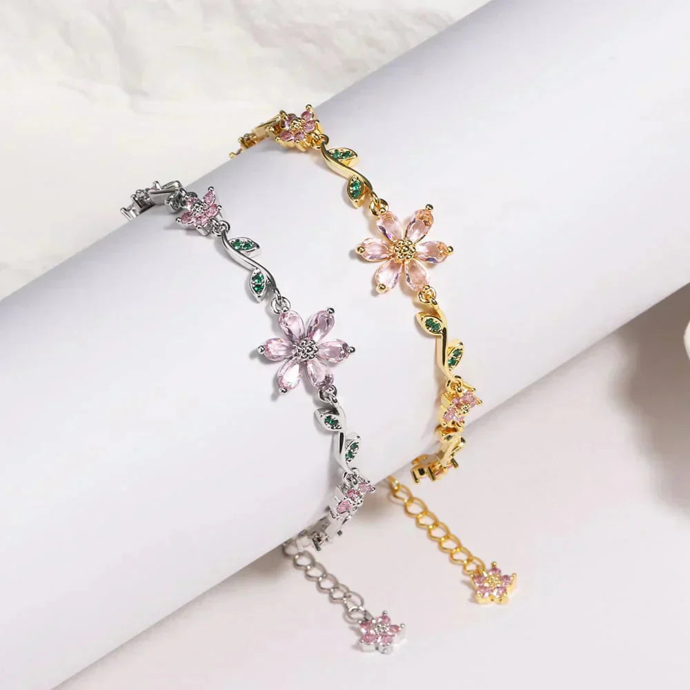 📢50% DE RÉDUCTION🔥NOUVEAUTÉ 2026🔥Bracelet fleuri (Bijou et cadeau idéal)