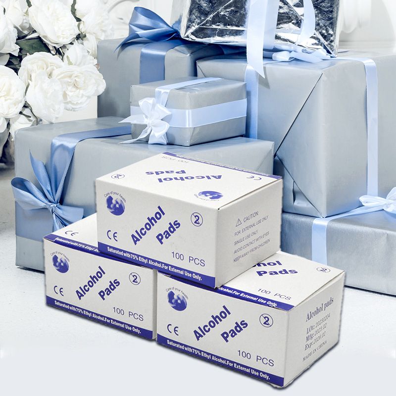 🌟🧼Disposable alcohol swabs with 75% ethyl alcohol🎁