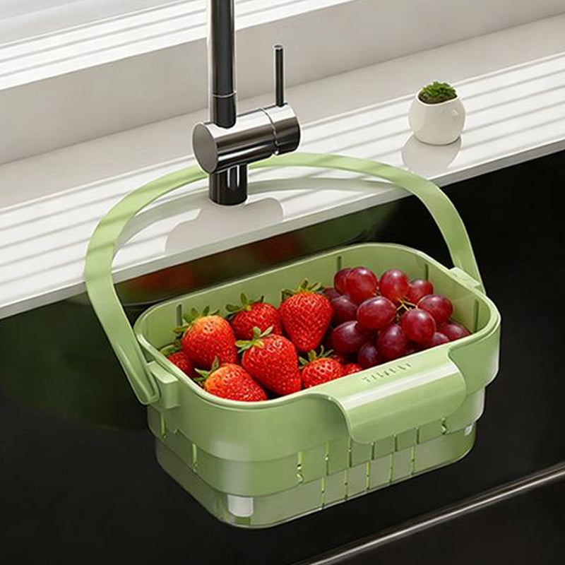 Panier de crépine d'évier pliable suspendu au robinet