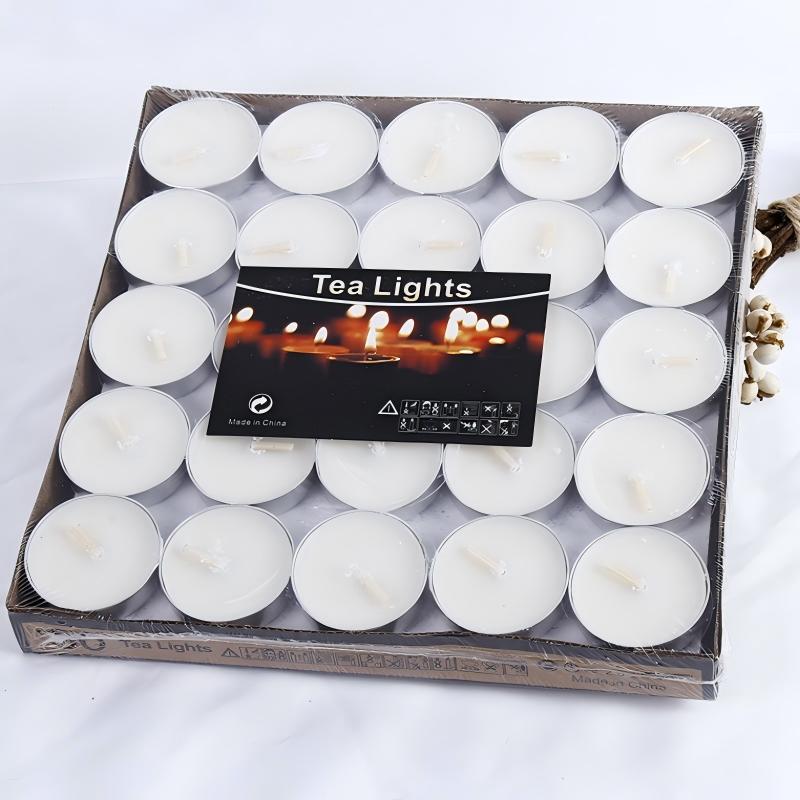 Long-Lasting 4-Hour Tea Light Candles