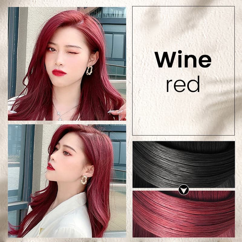 📢📢50 % DE RÉDUCTION !!!⏰Coloration Capillaire Végétale Colorée avec Peigne Applicateur Innovant👱