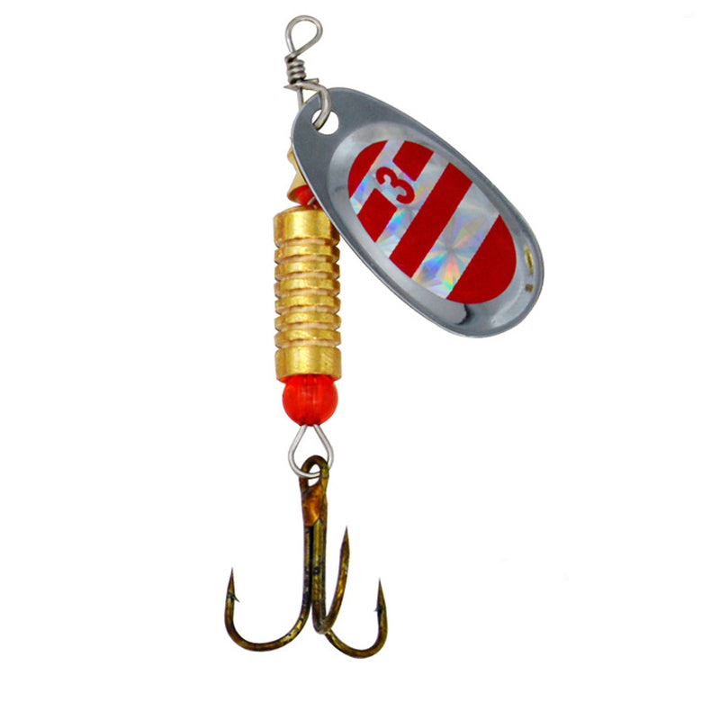 Leurre de pêche spinnerbait en métal
