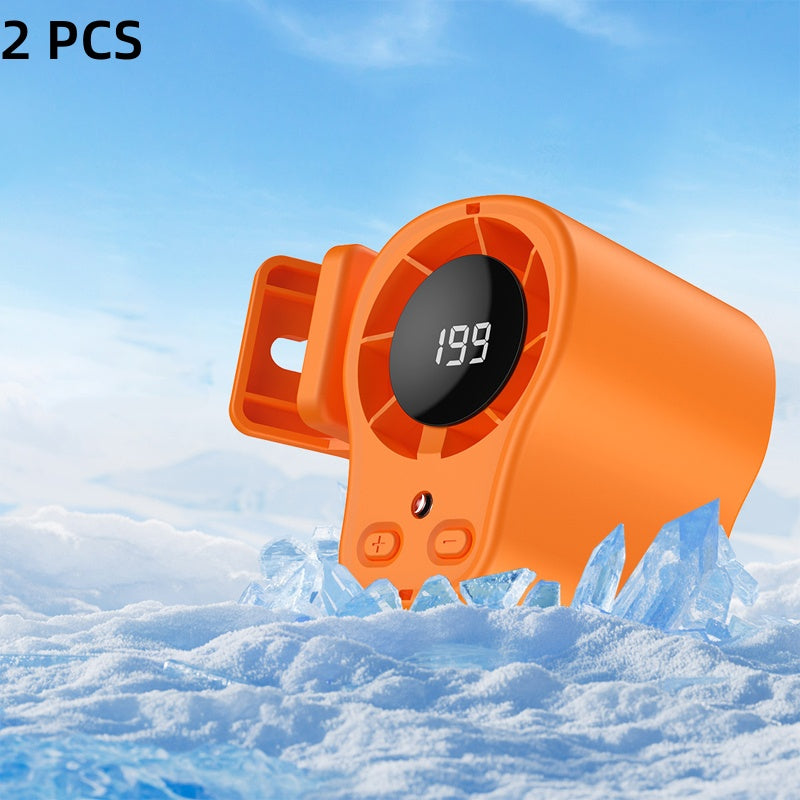 🌀PROMO FLASH 50%🌬️Ventilateur Personnel USB Mains Libres – Fixation Grille Aération Voiture ou Bureau, Écran LED, Silencieux (<36dB), Batterie 2000/4000mAh, 3 Couleurs🚗