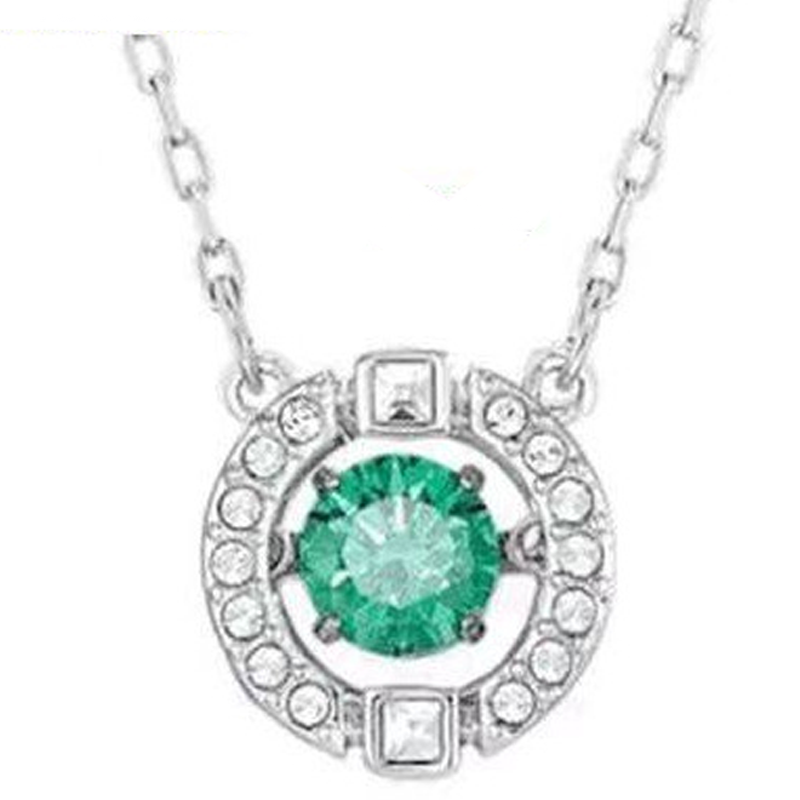 💐50% DE RÉDUCTION ! Collier Danse en Strass – Anti-Transpiration, Pierre Mobile & Halo Cristaux 💧💎【Offre Limitée】