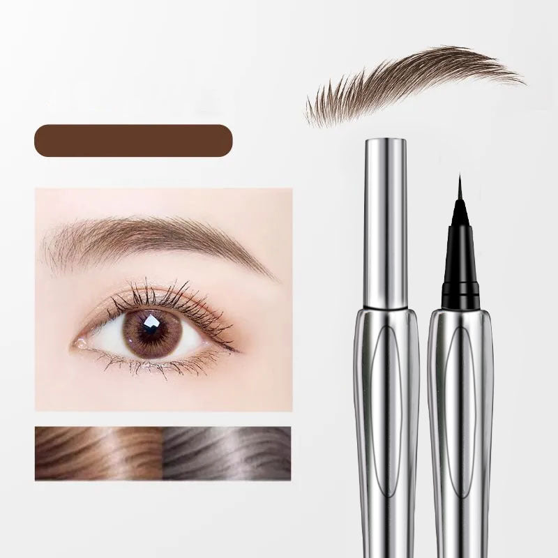 🖤 ACHETEZ 1, OBTENEZ 1 GRATUIT ! ✍️ Stylo Eyeliner Liquide Ultra-Fin – Pointe 0,014 mm, Waterproof & Longue Durée – 4-en-1 : Sourcils, Eye-liner, Cils & Ligne des Cheveux 💁♀️