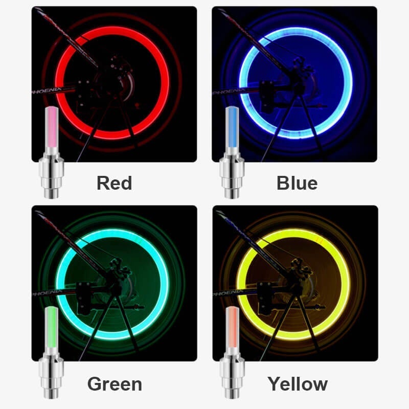 🚗 50% DE RÉDUCTION! 💡 Lumières roue LED – Multi‑modes, étanches & installation rapide ✨