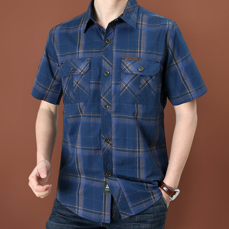 👔 PROMO LIMITÉE 50% DE RÉDUCTION ! ✨ Chemise à Carreaux pour Homme – Léger, Décontracté, Polyvalent 🍁