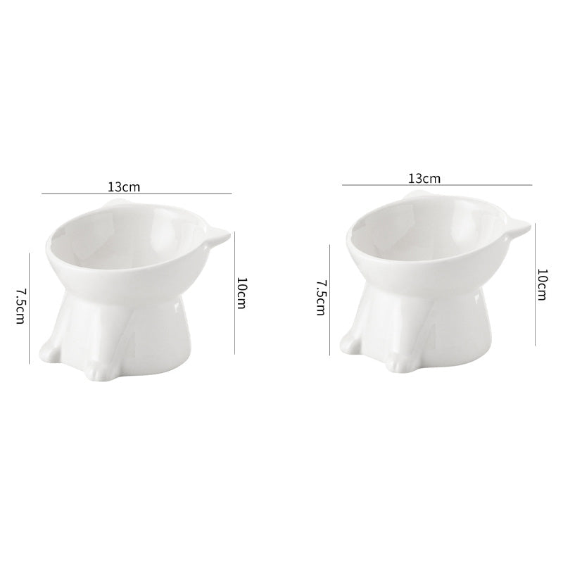 📢📢50 % DE RÉDUCTION !! ⏰ Gamelle surélevée ergonomique en plastique pour chat