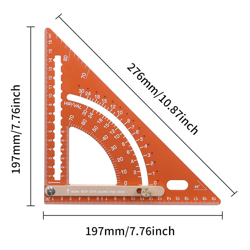 📐PROMO FLASH 50%🔧Équerre de Menuiserie de Précision – Alliage Aluminium, Réglable, Anti-Rouille, 2 Tailles, Parfait Bricolage & Pro✨