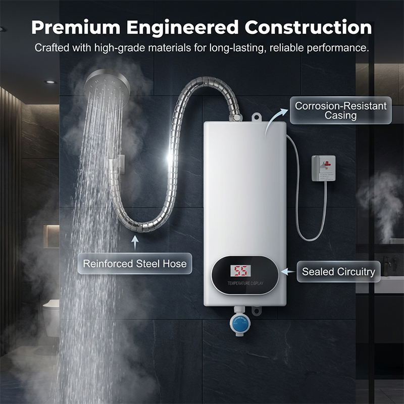 🔥 PROMO FLASH : 50% DE RÉDUCTION ! 💧 Chauffe-Eau Électrique Instantané Compact & Sûr – Design Ultra-Compact Sans Réservoir – Affichage LED Intelligent – Protection Anti-Fuite & Surchauffe – Idéal Sous Évier, Salle de Bain & Camping-Car 🏠