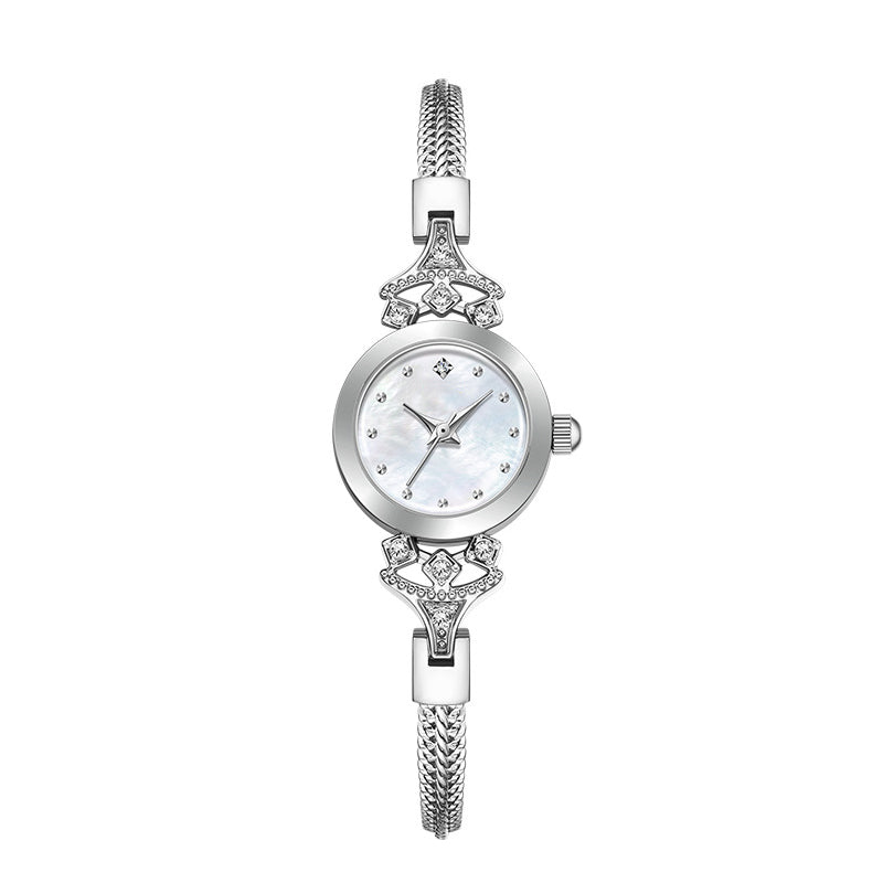 ⌚️🌸 OFFRE LIMITÉE 50% DE RÉDUCTION💎Montre Bracelet Élégante pour Femme – Bracelet Maillé Fin, Cadran Minimaliste, Accents Brillants – Parfaite pour le Bureau, les Rendez-vous ou le Glamour Quotidien ✨👗