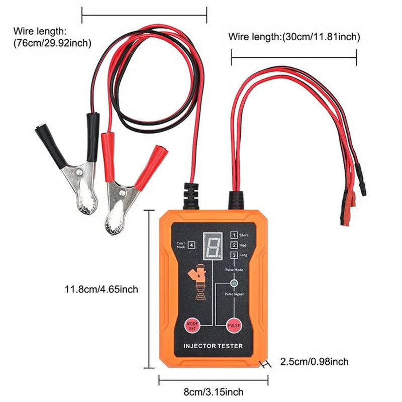 Testeur et Nettoyeur d’Injecteurs de Carburant Professionnel à 4 Modes