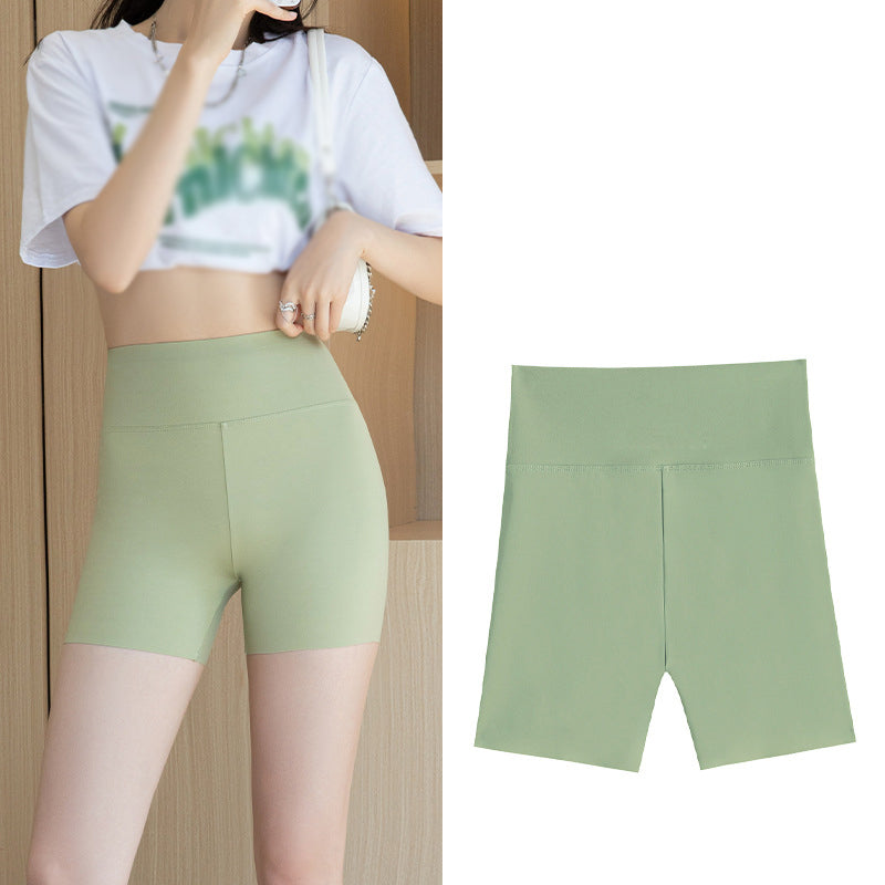 Shorts slip taille haute sans couture pour femme