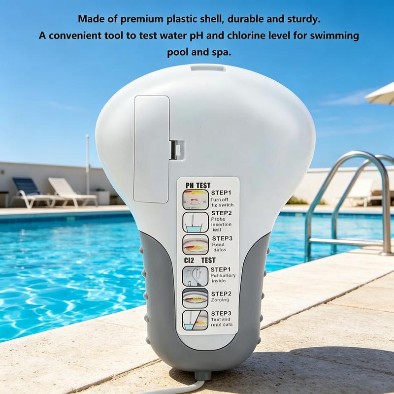 🔬50% DE RÉDUCTION💧Testeur 2-en-1 pH & Chlore – Mesures précises pour eau cristalline – Idéal pour piscine ou spa – rapide, fiable et facile à utiliser 🏊✨