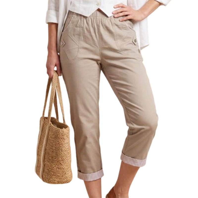 👖 Pantalon femme coupe slim raccourcie – Style casual chic, longueur cheville, silhouette flatteuse ✨🌸