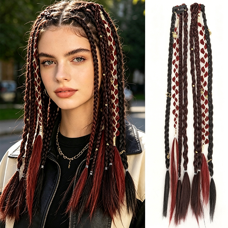📢📢 -50 % !! ⏰ Extensions de cheveux pré-tressées style Maillard