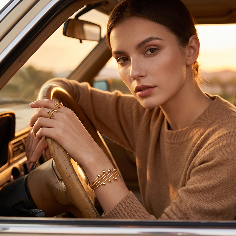 đąđą40% DE RĂDUCTION !! â° Ensemble Bracelet EnroulĂ© Brillant â Alliage â Design SuperposĂ© & Ajustable for Femme
