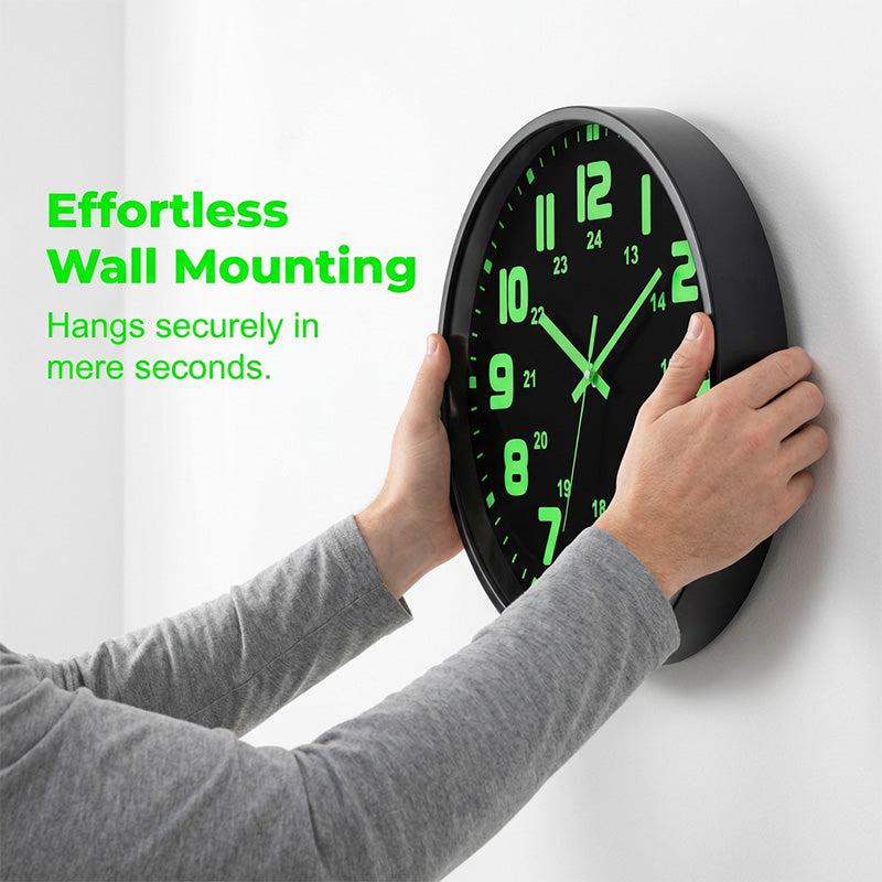 Horloge Murale Lumineuse