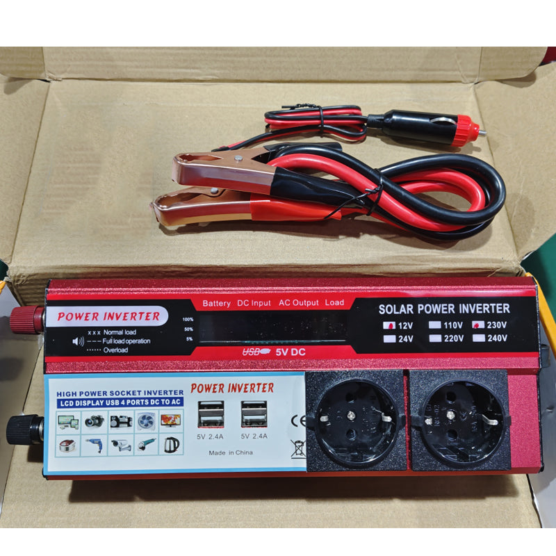 ⚡Onduleur de Voiture Haute Puissance 12V vers 230V