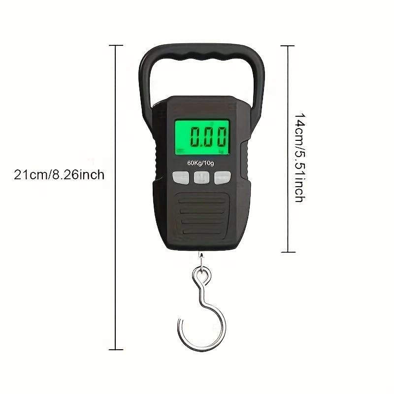 🌍 50% DE RÉDUCTION ! ⚖️ Mini Balance Électronique de Voyage – Plastique ABS – 60 kg & Écran Rétroéclairé for Bagages