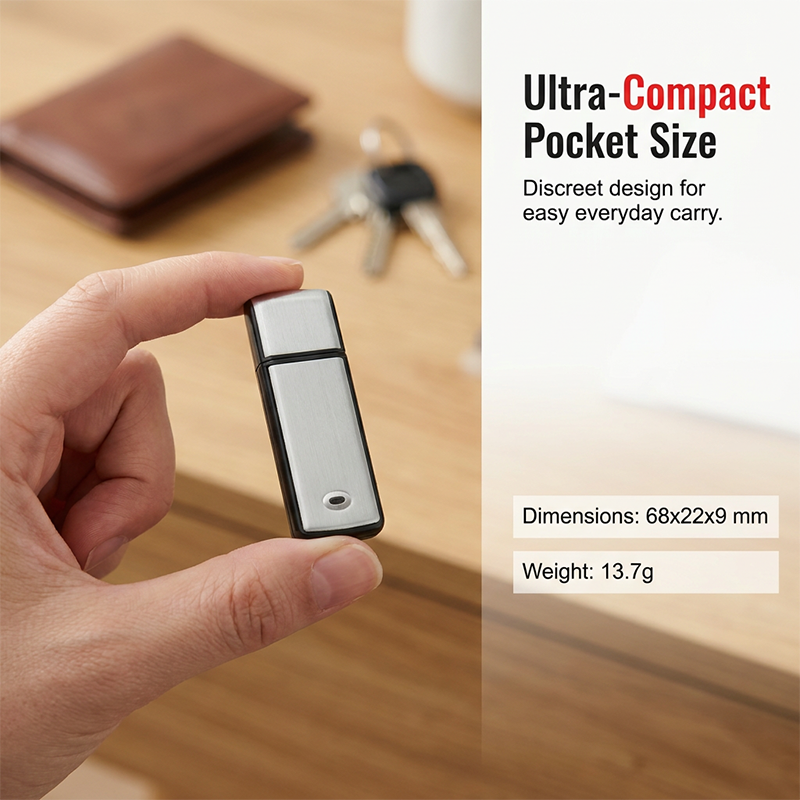 Enregistreur Vocal USB Haute Définition Anti-Bruit Portable