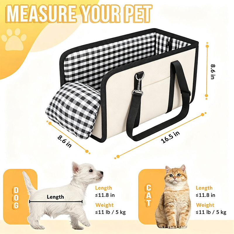 🐾🚗 50 % DE RÉDUCTION ! Siège rehausseur de sécurité pour animaux de compagnie – Robuste, antidérapant et confortable – Idéal pour les chiens et les chats en voyage ✨